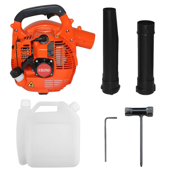 Lövblås, 2-taktsmotor, Hög luftvolym,Orange