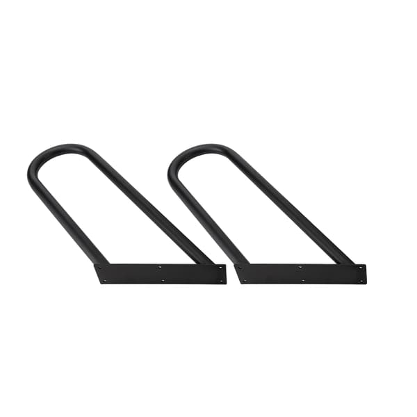 Räcke, U-formad design, hållbar järnkonstruction,2PCS