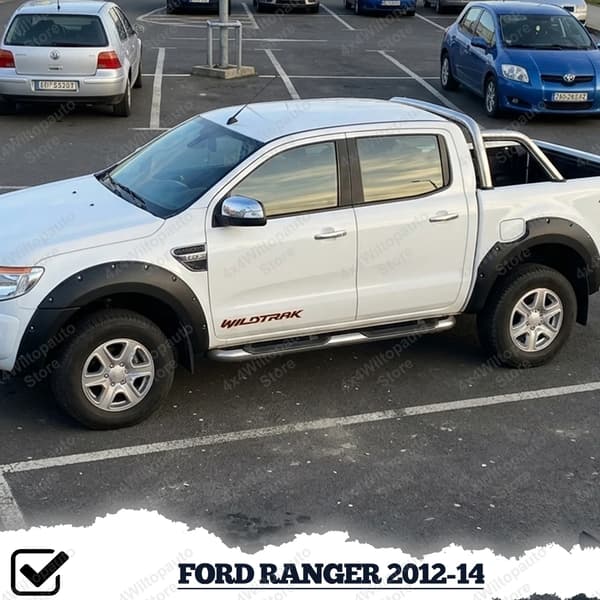 Fender Flares, Holdbart ABS Plastik, Sømløs Pasform til Ford Ranger,FORD RANGER T6