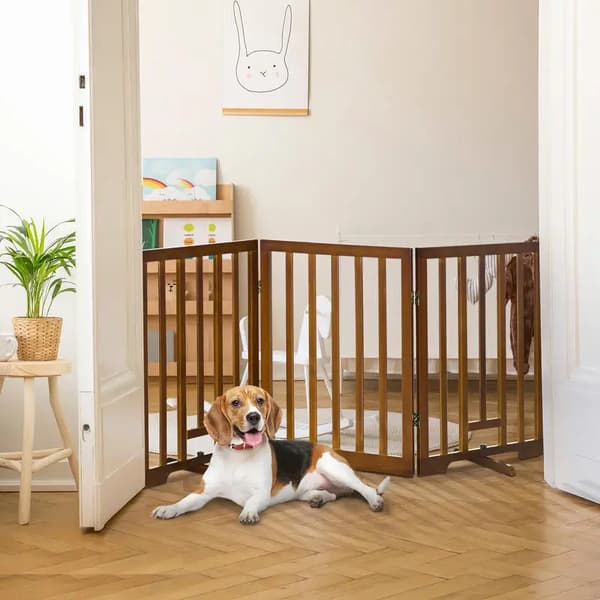 Hundegitter, Foldbart Design, Skridsikre Fødder,hær grøn
