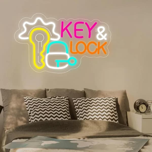 Neonskylt, dimbar LED, USB-driven,42x26cm