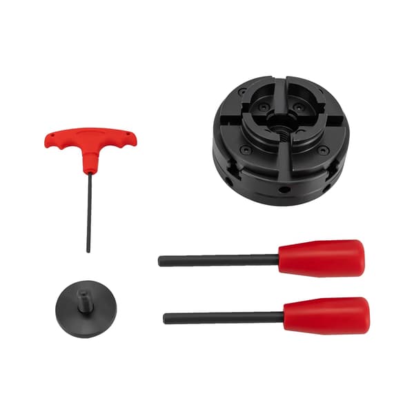 Svarvchuck, Höglegerat Stål, Stabil Klämdesign,svart