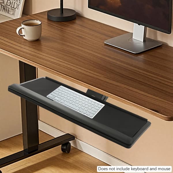 Tastaturbakke, Justerbar Højde, Holdbare Materialer,sort