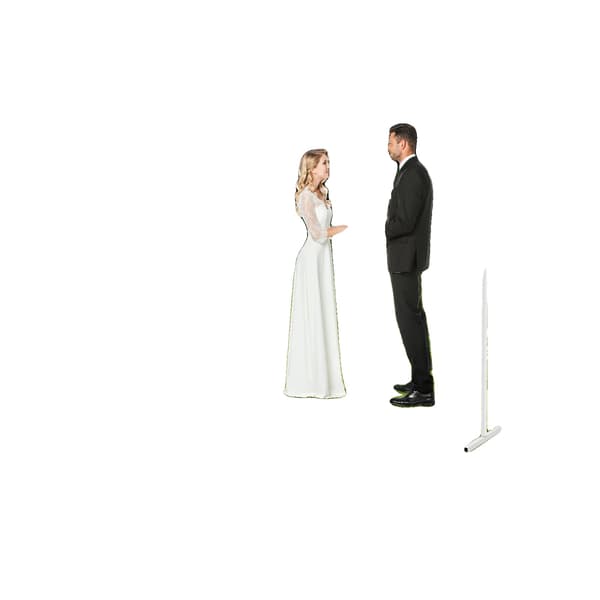 Bryllupsbue Stativ, Robust Jernkonstruktion, Elegant Design,6.6ft