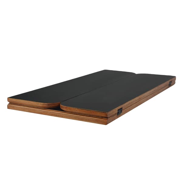 RV Bord, Bi-Fold Design, Anti-Skrid Overflade,Sort
