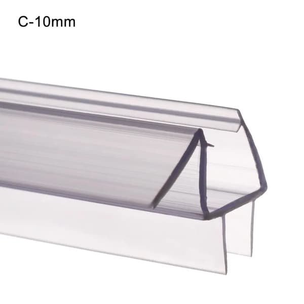Duschskärmsskydd, Hållbart PVC-material, Lätt installation,C-10mm