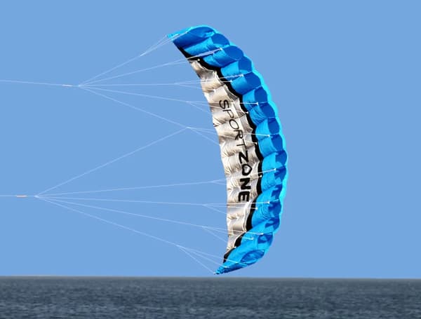 Paraglider, Lätt att Flyga, Bärbar Design,blå