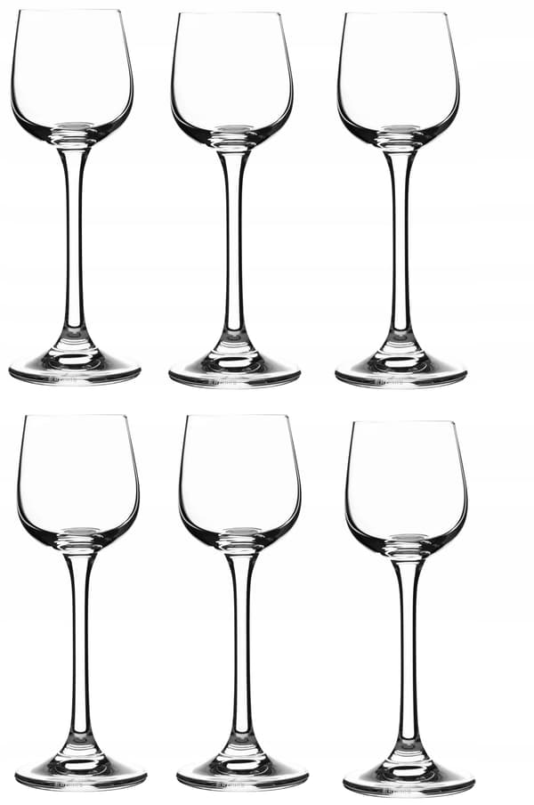 Kalksæt, 60 ml kapacitet, 6 stykker, holdbart design, elegant form, alsidig brug