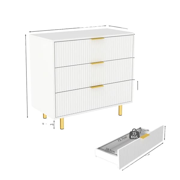 Sidoenhet, Modern Design, Gott om Förvaring, 80 x 72 x 40 cm,B Stil