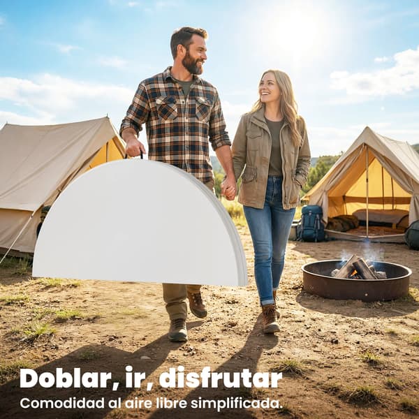 Fällbord, Bärbar Design, Robust Metallkonstruktion, VIT