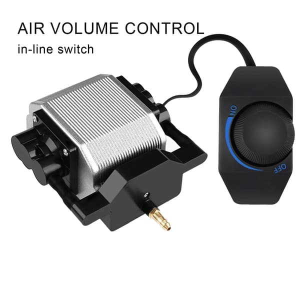 Luftpump, Tyst drift, Mångsidig kompatibilitet,25W 54L/MIN