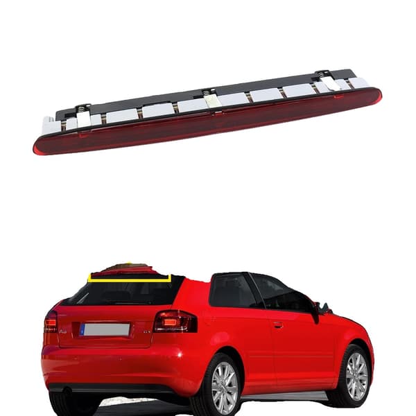 Bremselys, LED-belysning, til AUDI A3 S3,Rød