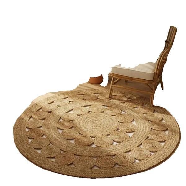 Matta, Handgjord, Hållbar Design,Beige