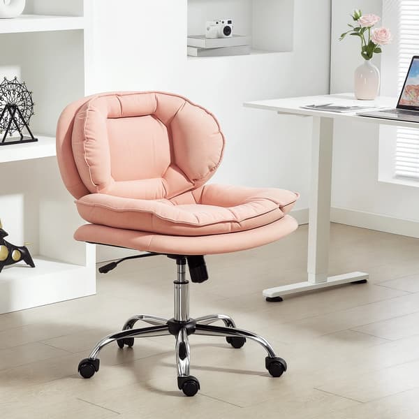 Kontorsstol, Justerbar Höjd, Tiltfunktion, Rosa