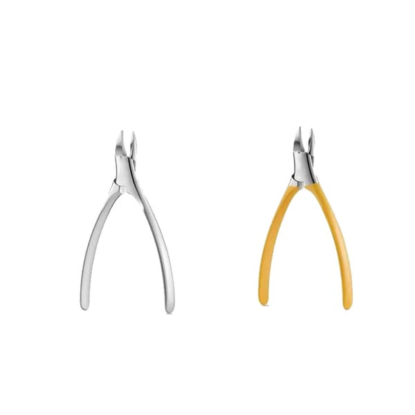 Negleklipper, Rustfrit Stål, Ergonomisk Design,Sølv og Gul