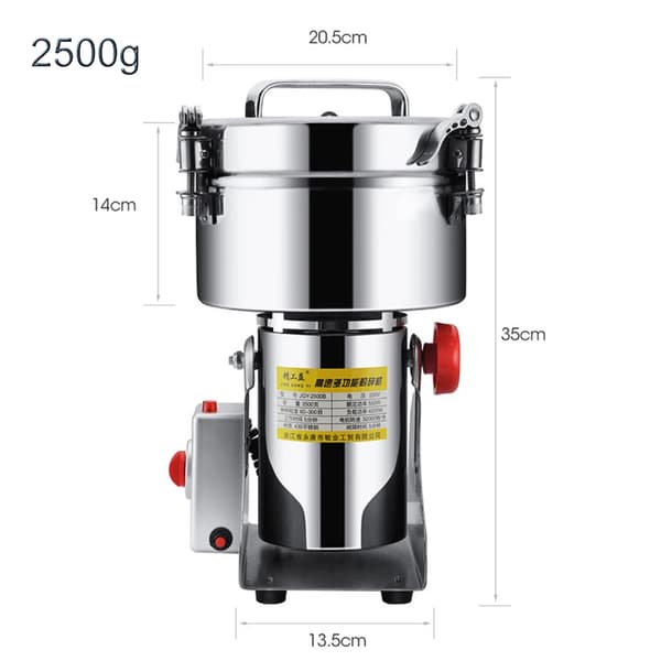 Elektrisk Kaffekværn, Multifunktionel, Høj Kapacitet,2500g