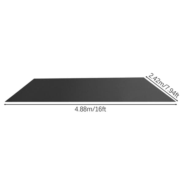 Garagegolvmatta, Halkfri, Oljetålig,2.42x4.88m