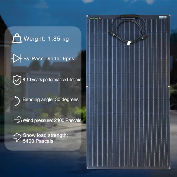 Solpanel, Hög Effektivitet, Hållbar Design,1PCS  120W
