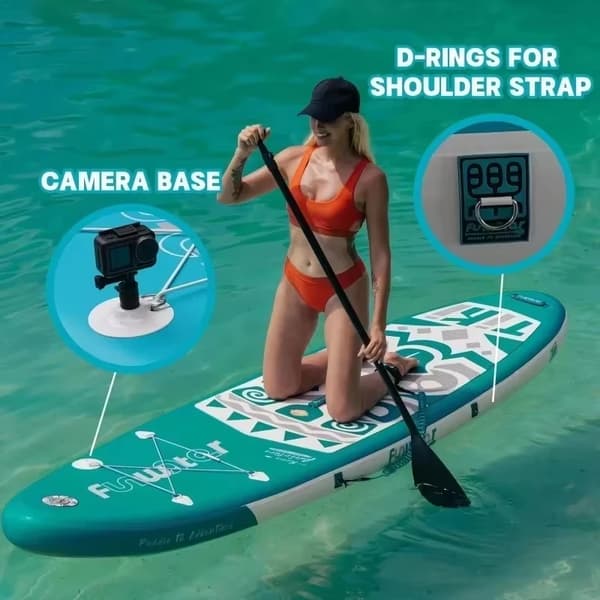 Oppustelig Stand-Up Paddleboard, Holdbart Materiale, Nem Transport,320*84*15cm