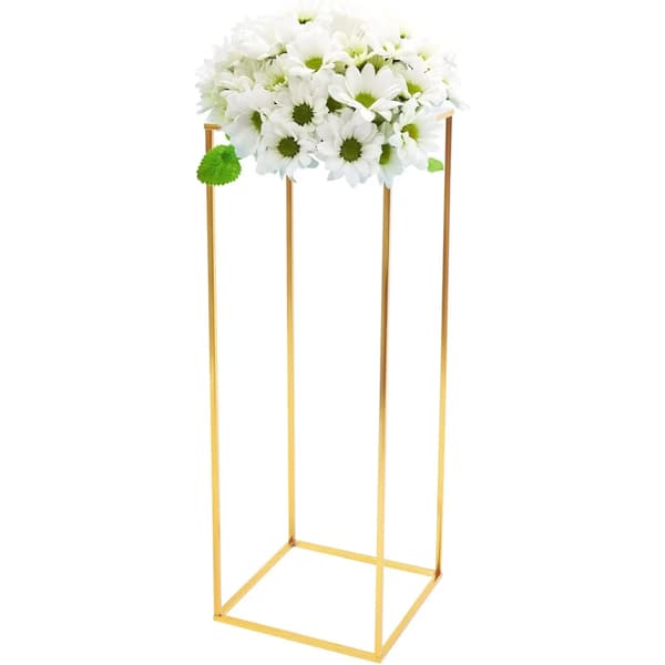 Gulvstand, Elegant Design, Holdbare Materialer,Guld