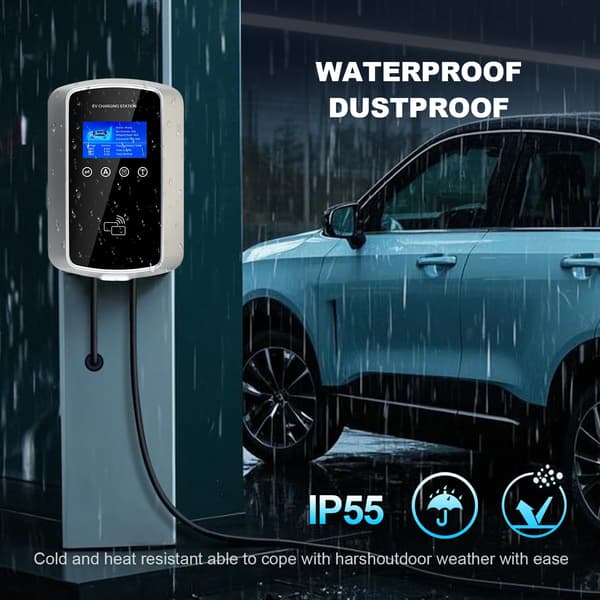 EV-laddstation, 7,2 kW effekt, smart appkontroll,7.2KW 32A, Typ2
