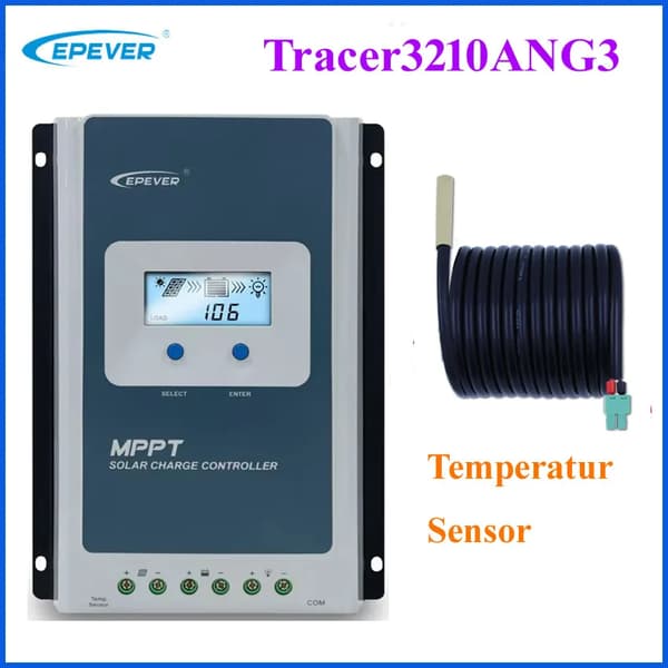 Solcellelader, Effektiv Energiadministration, Alsidig Kompatibilitet,3210ANG3 med sensor