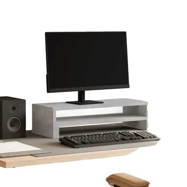 Monitorstand, Ergonomisk Design, Pladsbesparende Løsning,Gris