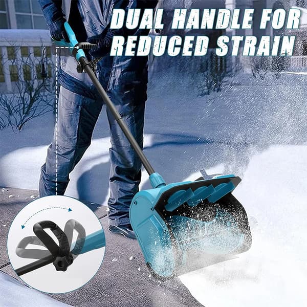 Elektrisk Snöslunga, 600W Effekt, Sladdlös Design,EU, Elektrisk