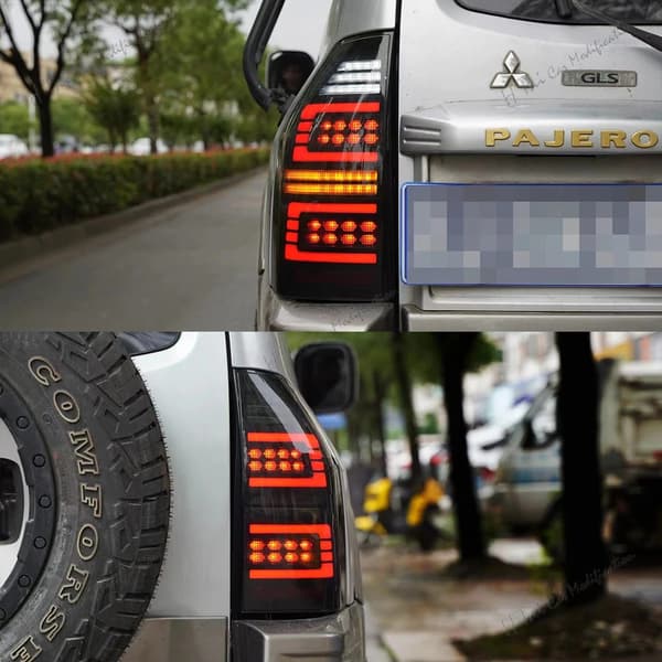 Bakljus, Full LED, Dynamisk Blinkersignal,Par av rök
