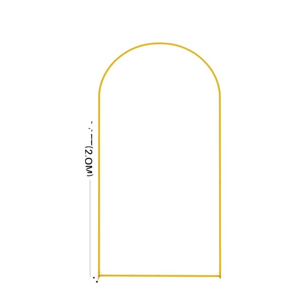 Båge Bakgrundsställning, Elegant Design, Snabb Montering,Guld, M