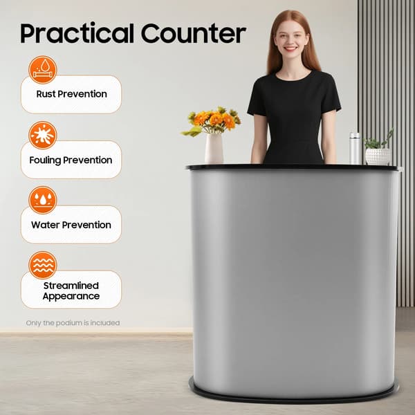 Podiumbord, Lättviktsdesign, Enkel Montering,svart
