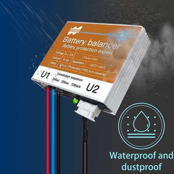 Batteribalanser, Bluetooth-overvågning, 0-5A balance strøm,BB4AS-T