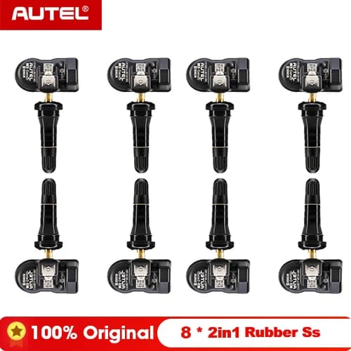 TPMS-sensor, holdbar design, brugervenlig installation,8x 2i1 gummi