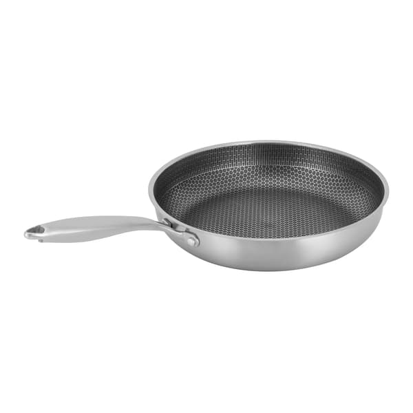 Wok, 410 rustfrit stål, non-stick belægning,sort