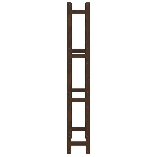 Flaskeholder, Solid Fyrretræ, Moderne Design,Mørk Khaki