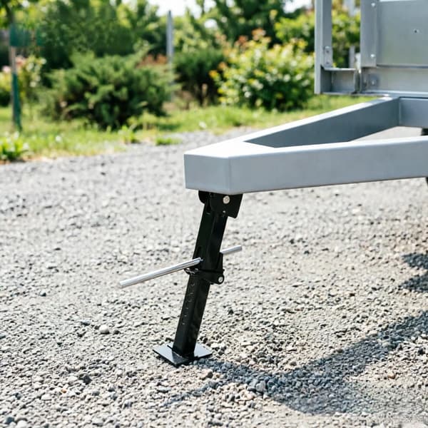 Trailer Stabilizer Jacks, Justerbar Højde, Holdbar Konstruktion,sort