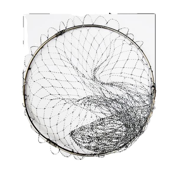 Fisknät, Sammanfallande Design, Stort Maskstorlek,Flätad 40cm