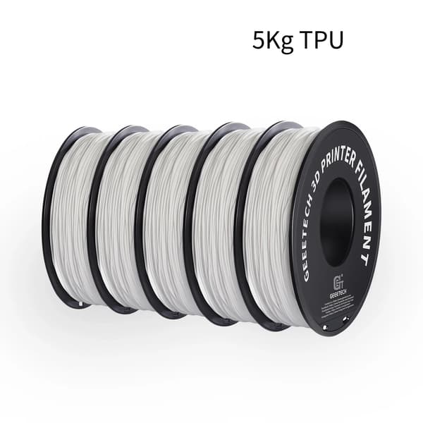 TPU Filament, Meget Elastisk, Kompatibel med de Fleste 3D-printere,HVID