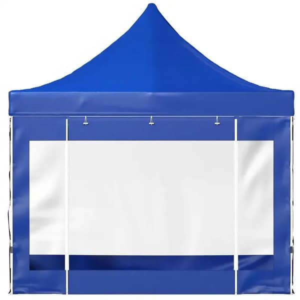 Partytält, Pop-up-design, Slitstarkt material, Blå