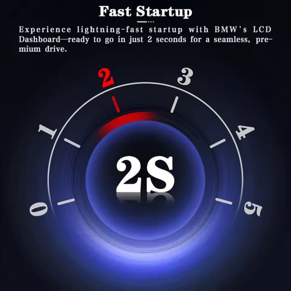 Digital mätarcluster, kompatibel med BMW 7-serie 2004-08, virtuell cockpit, plug-and-play-installation, 7-serie E65 E66