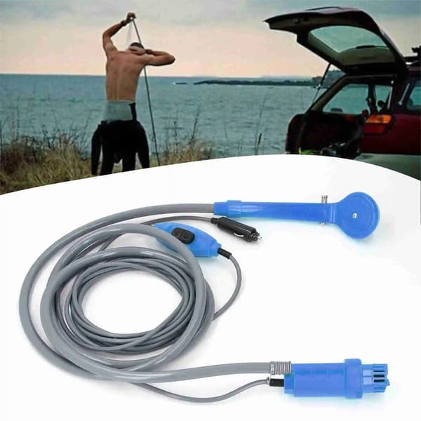 Camping Bruser Kit, Bærbar Design, Fuld Installationspakke,Blå
