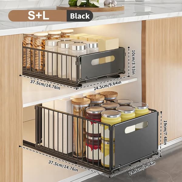Köksförvaringsställ, Hållbart Material, Användarvänlig Design,Liten och Stor
