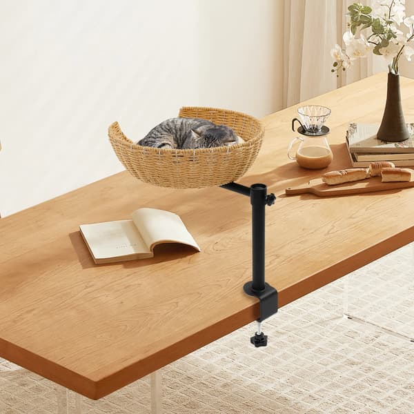 Kattebed, Justerbart Design, Komfortabel Støtte,Gul