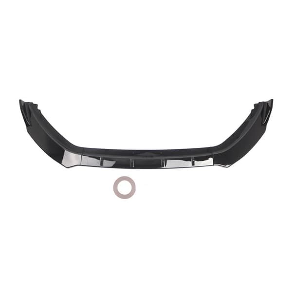 Front Bumper Lip Spoiler, Holdbart ABS Materiale, Nem Installation,sort