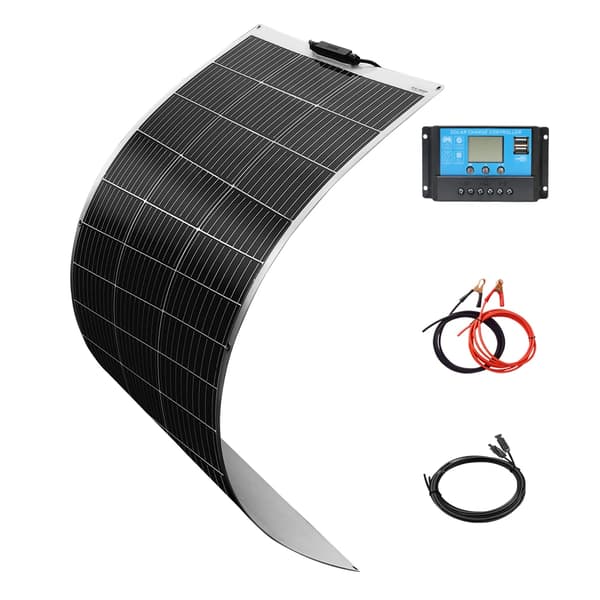 Solpanel, Flexibel Design, Hög Effektivitet,12V 120W Solarkit A