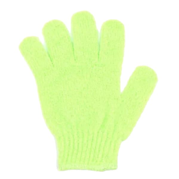 Exfolierande Badvante, Skonsam Rengöring, Bekväm Grepp,Grön-2PCS