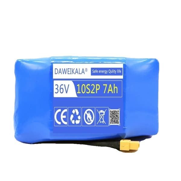 Batteri, 20000mAh kapacitet, 36V spänning, 7Ah