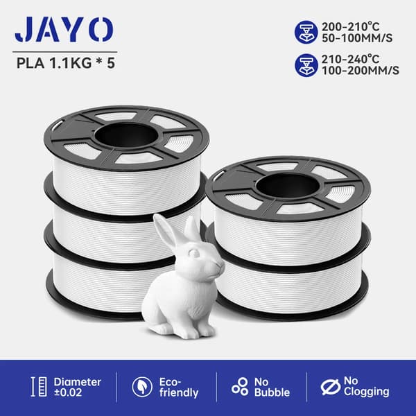 3D-printer filament, høj sejhed, miljøvenlige materialer,PLA 5WT