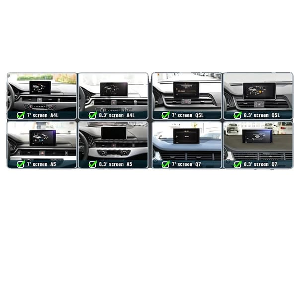CarPlay Decoder, Trådløs Forbindelse, Bagkamera Support,For A4 A5 S5 Q5 Q7
