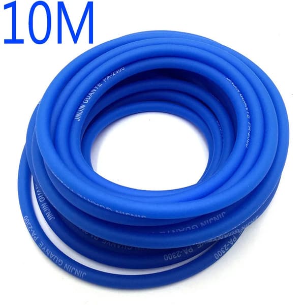 Brændstofslange, 10 meter længde, fleksibelt design,10M BLÅ